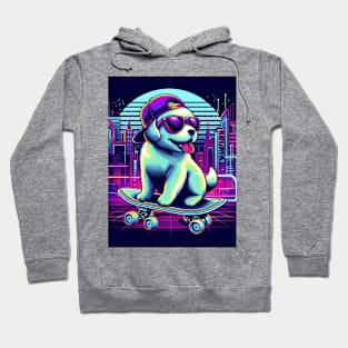 Dog Skateboarding Hoodie